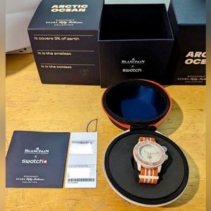 Blancpain x Swatch Bioceramic Scuba Fifty Fathoms Arctic Ocean Brand